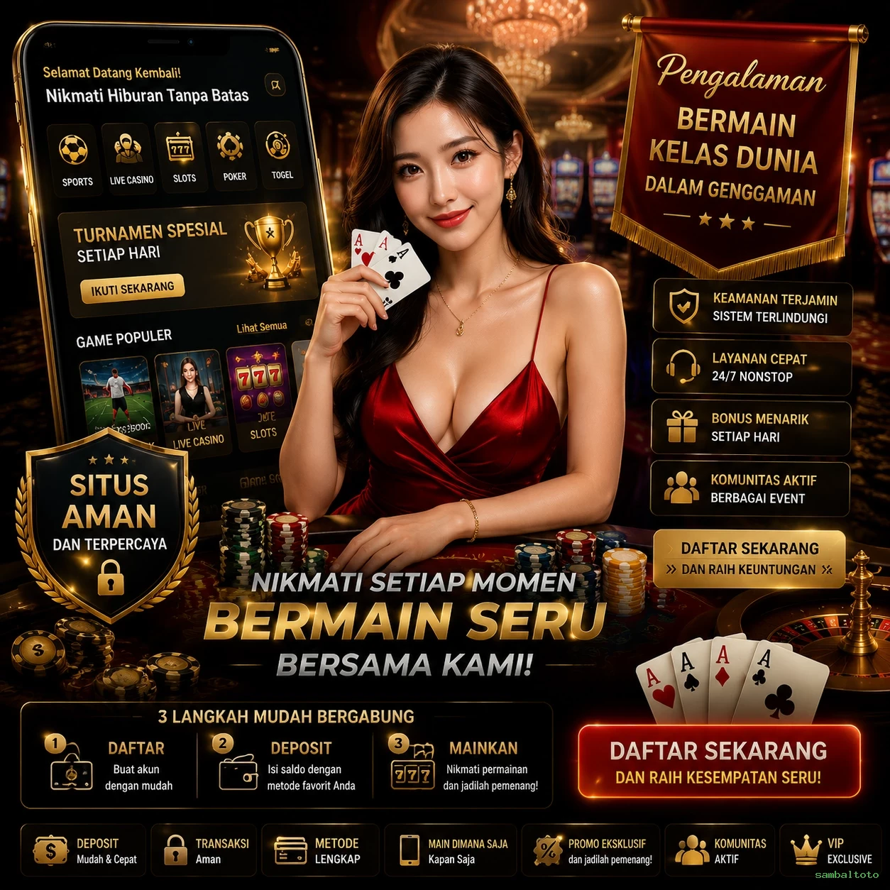Cara Mendaftar dan Verifikasi Akun di sambaltoto